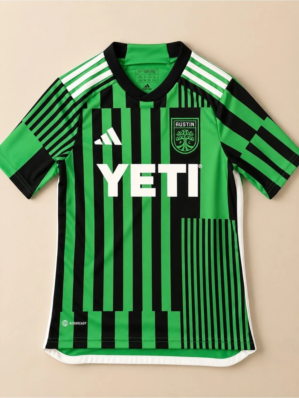 Adidas Austin FC Las Voces Jersey Youth M 11-12Y MLS YETI Soccer